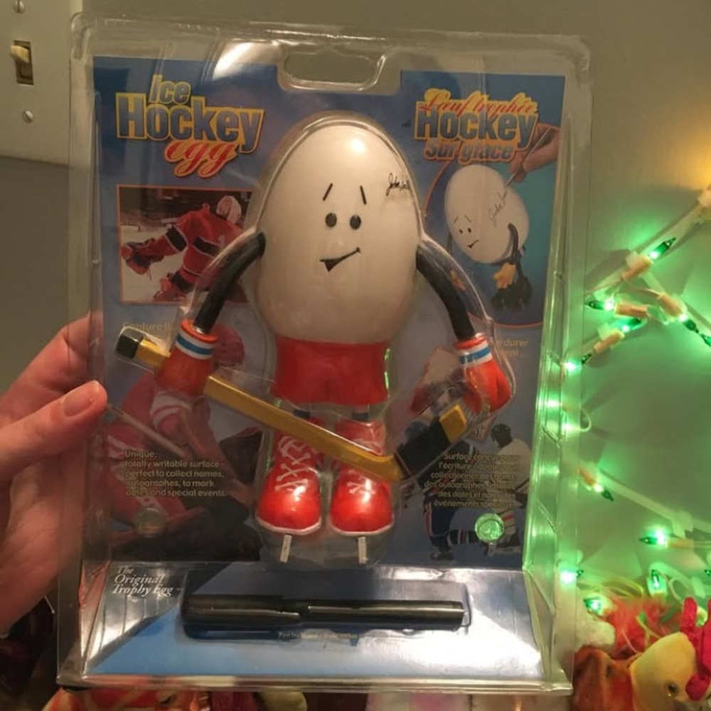 Vintage hockey egg